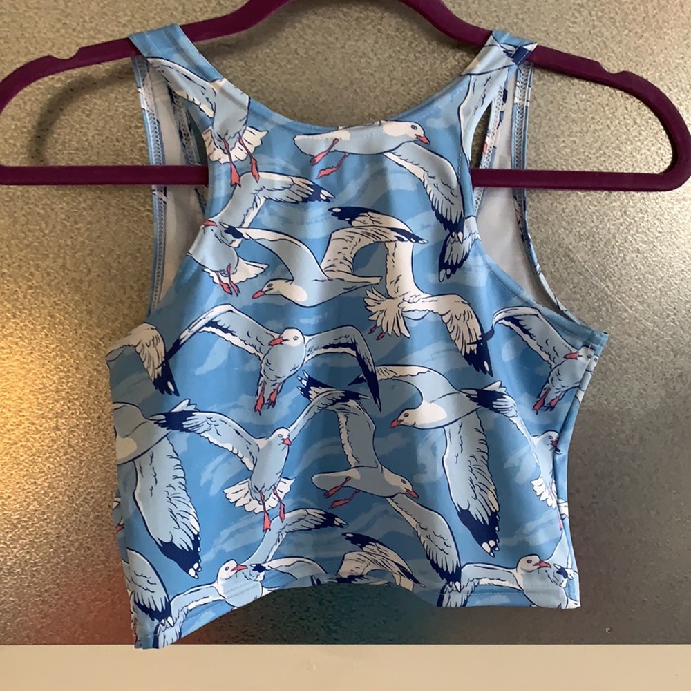 Blackmilk Seagulls Reversible Crop S - Picture 3 of 6